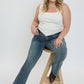 3-Button Bootcut Jeans