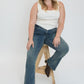 3-Button Bootcut Jeans