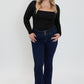 3-Button Bootcut Jeans