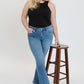 Curve Seam Flare Jeans