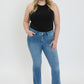 Curve Seam Flare Jeans