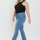 Curve Seam Flare Jeans