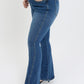Curve Seam Flare Jeans