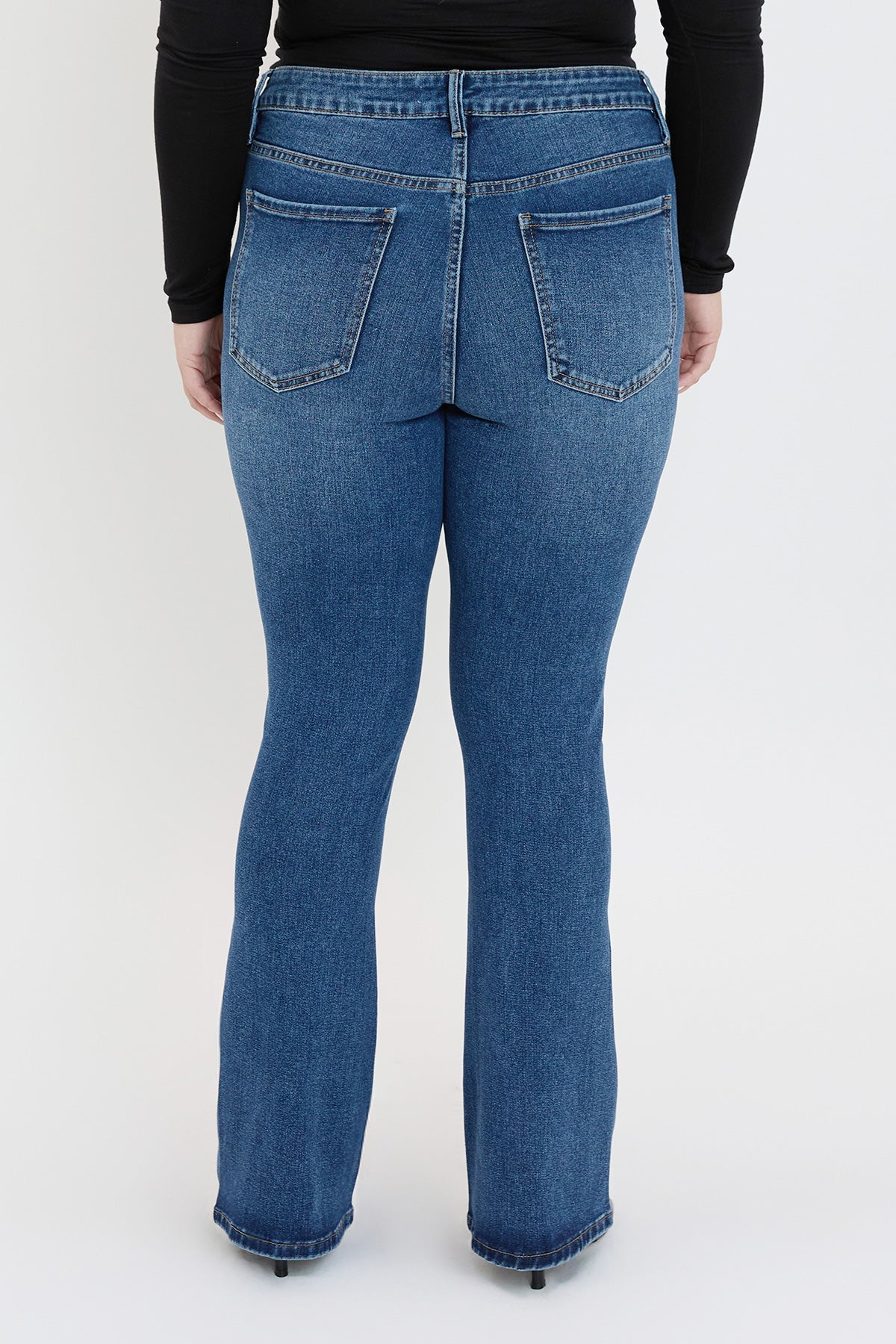 Curve Seam Flare Jeans