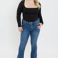 Curve Seam Flare Jeans