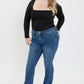 Curve Seam Flare Jeans