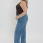 Front Seam Wide Leg Jeans