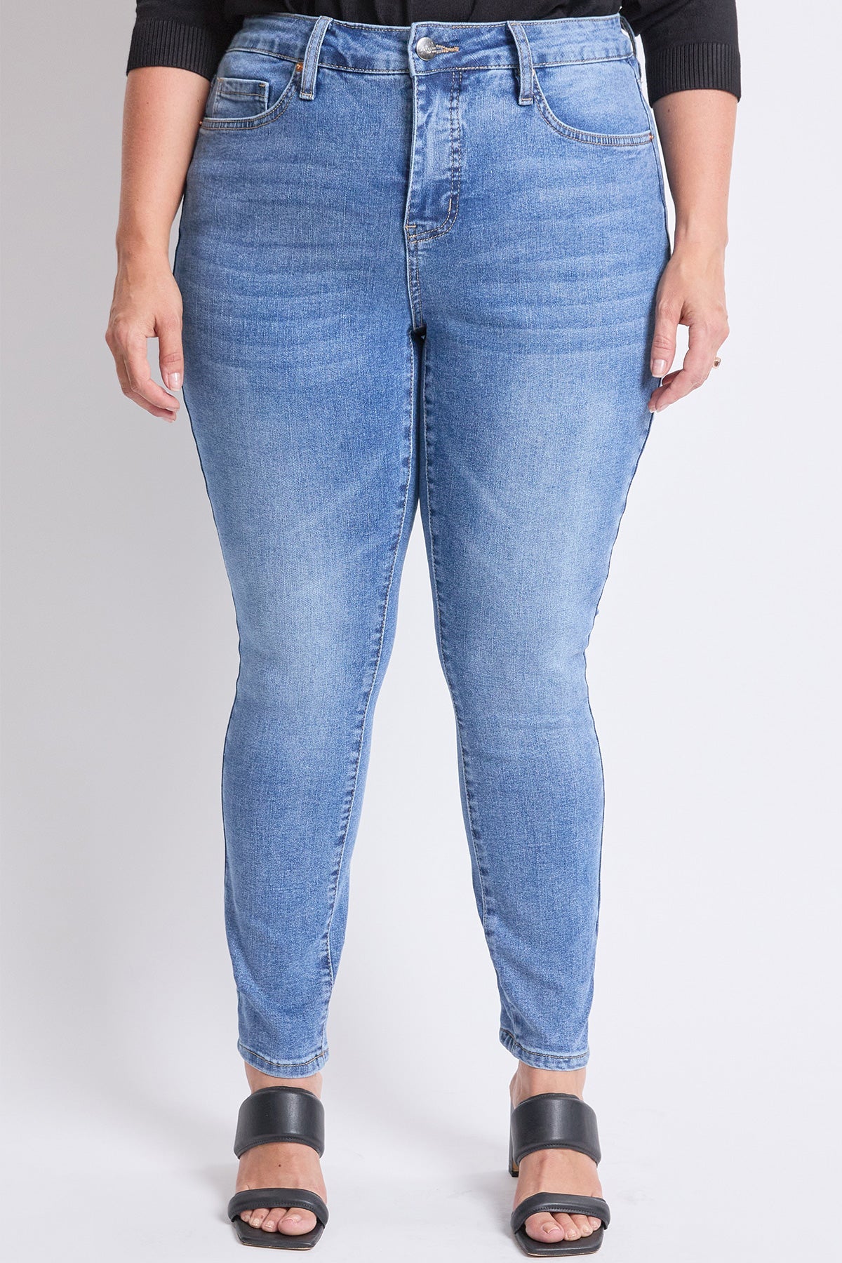 High Rise Basic 5 Pocket Skinny Jeans