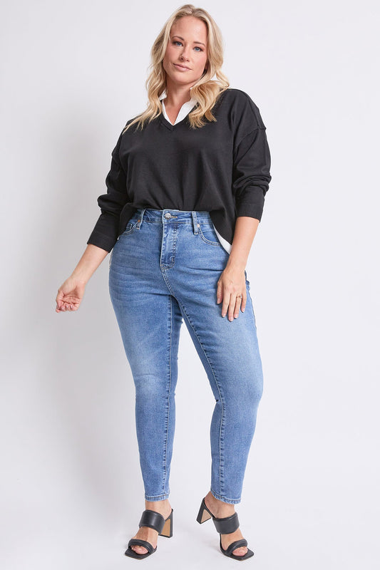 High Rise Basic 5 Pocket Skinny Jeans