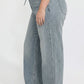 Luxe Wide Leg Tie Front Jeans