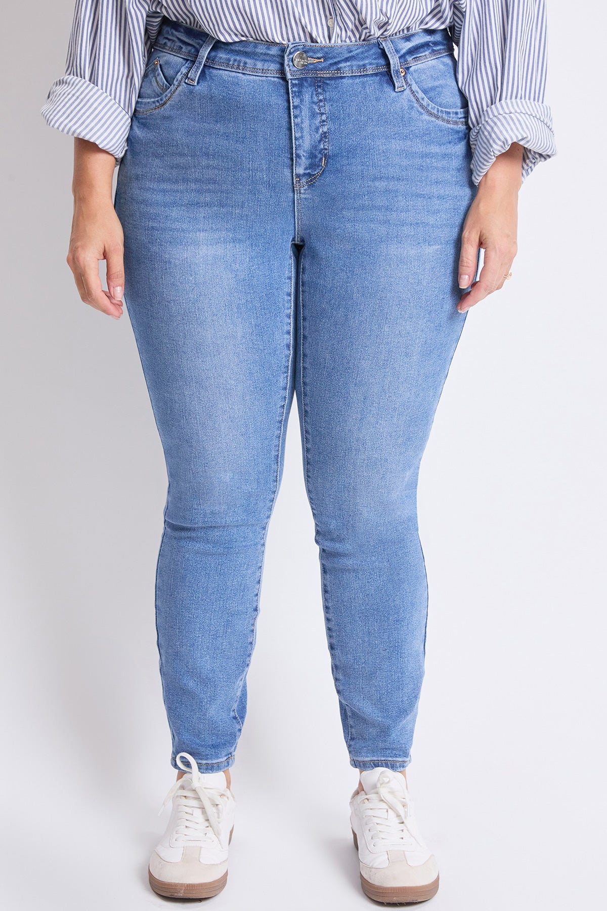 High Rise Curve Confidence WannaBettaButt Skinny Jeans