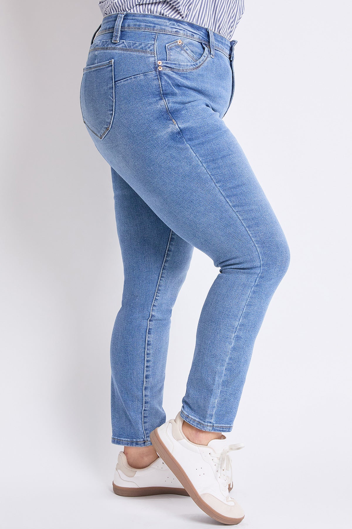 High Rise Curve Confidence WannaBettaButt Skinny Jeans