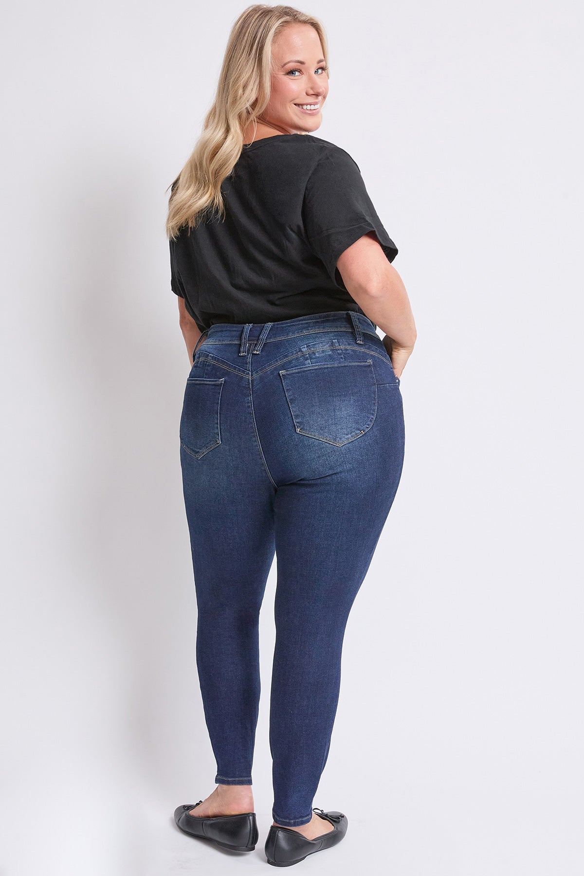 High Rise Curve Confidence WannaBettaButt Skinny Jeans