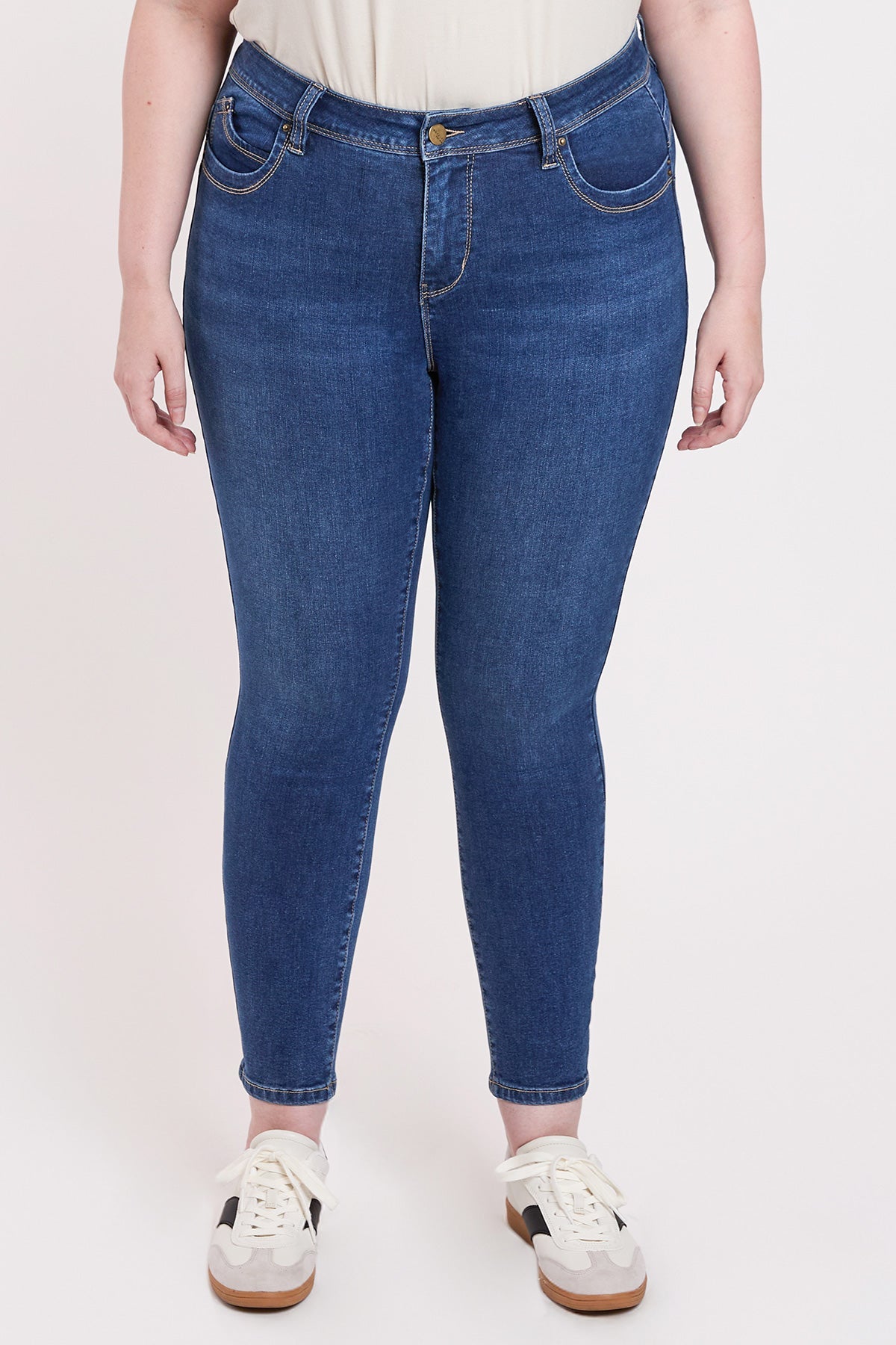 High Rise Curve Confidence WannaBettaButt Skinny Jeans