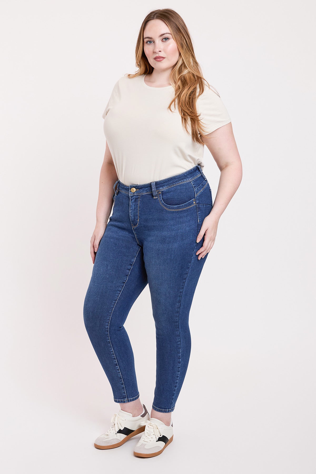 High Rise Curve Confidence WannaBettaButt Skinny Jeans