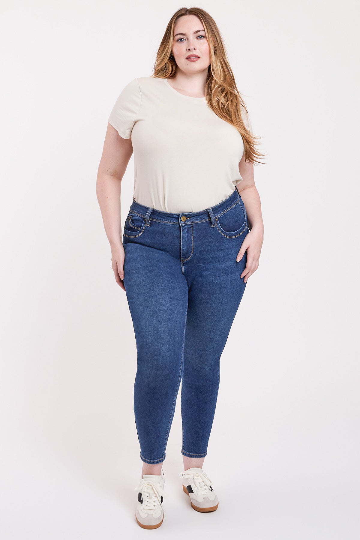 High Rise Curve Confidence WannaBettaButt Skinny Jeans