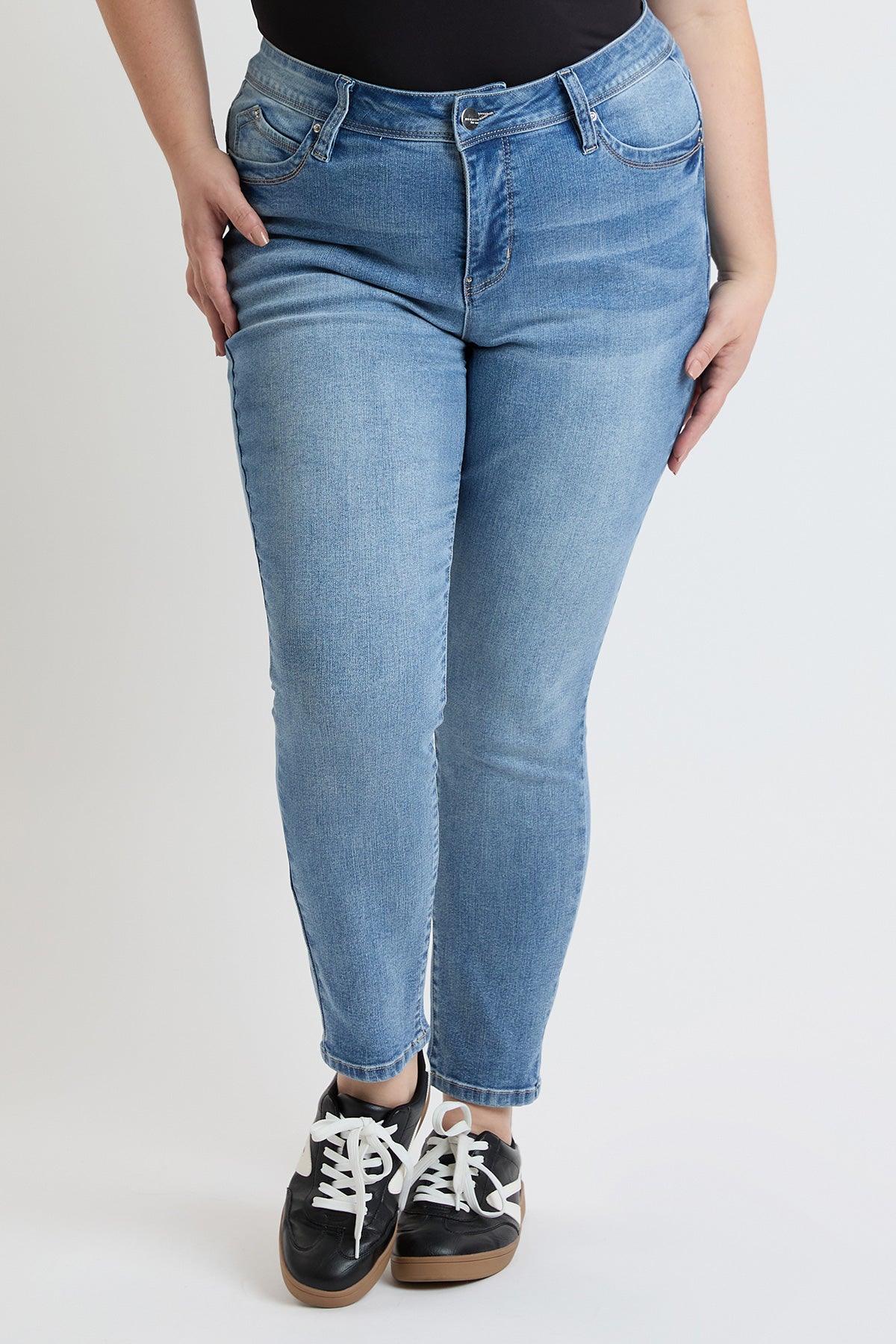 High Rise Curve Confidence WannaBettaButt Skinny Jeans