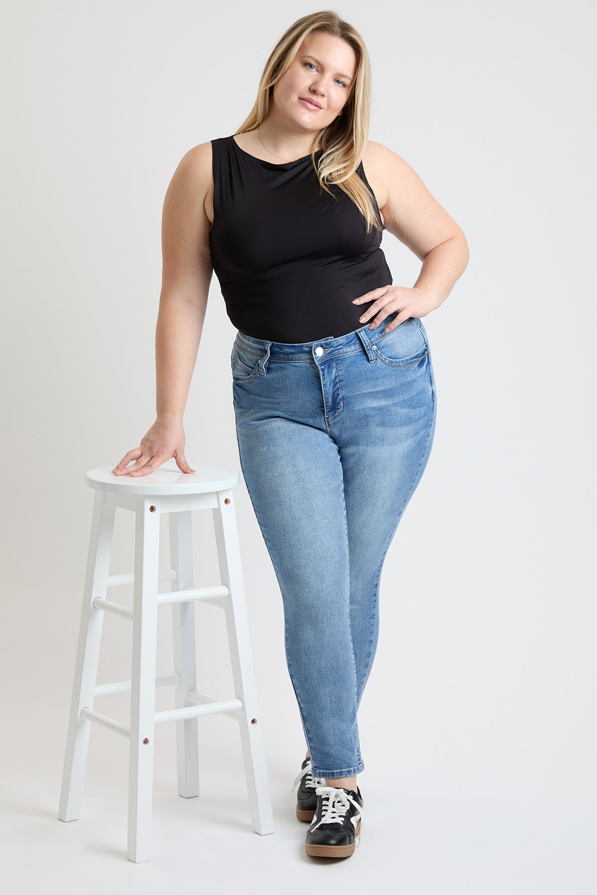 High Rise Curve Confidence WannaBettaButt Skinny Jeans