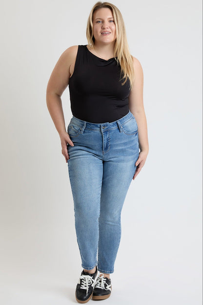 High Rise Curve Confidence WannaBettaButt Skinny Jeans
