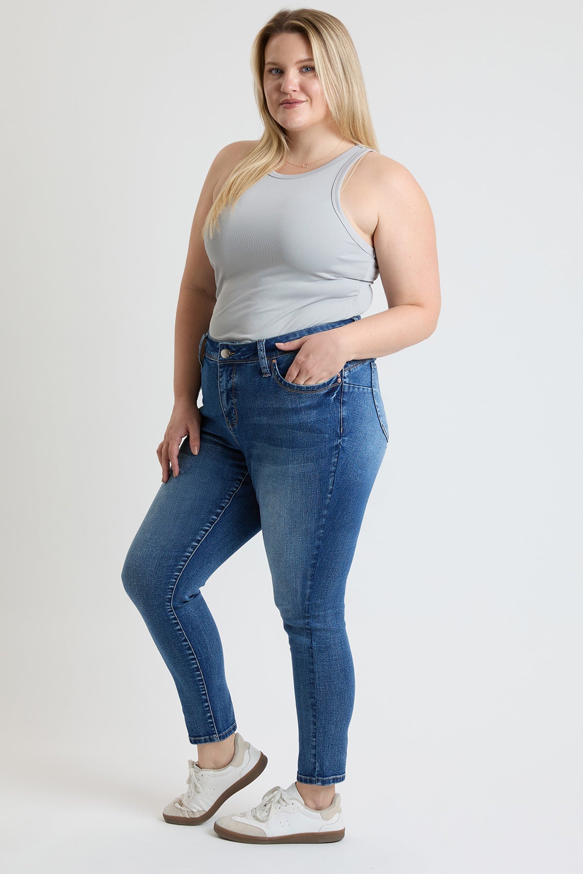 High Rise Curve Confidence WannaBettaButt Skinny Jeans