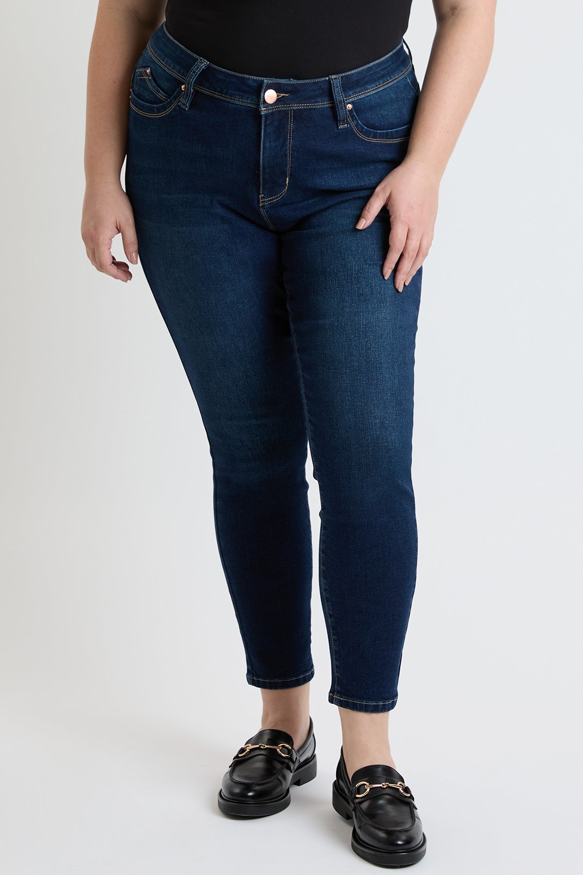 High Rise Curve Confidence WannaBettaButt Skinny Jeans