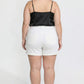 Premium Stretch Fold-Over Cuff Shorts