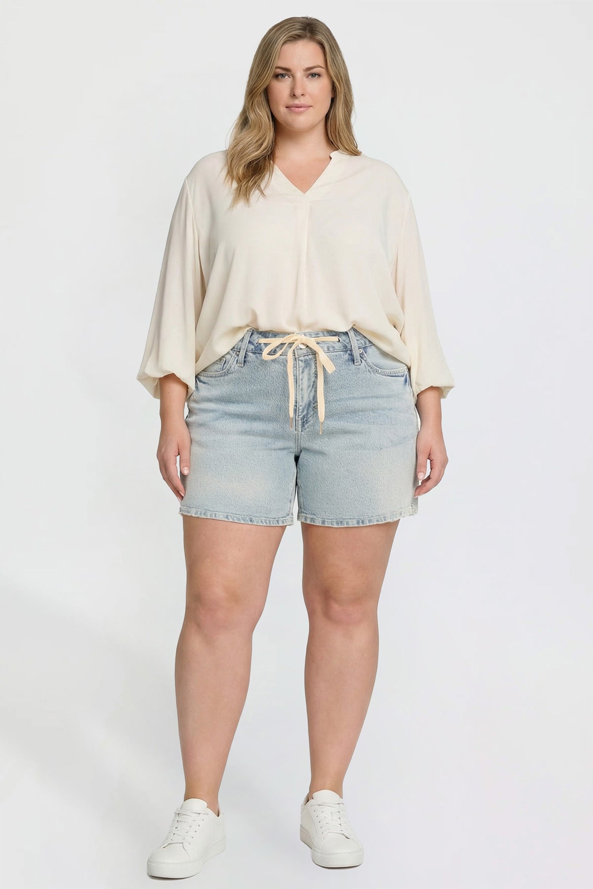 Luxe Tie Front Shorts