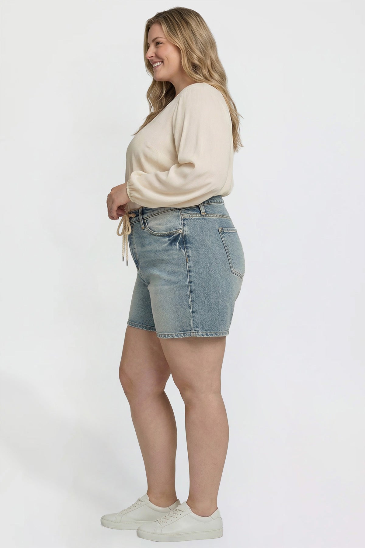 Luxe Tie Front Shorts