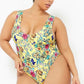 Sexy Floral Print One Piece