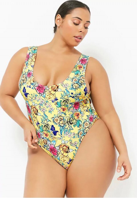 Sexy Floral Print One Piece