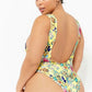 Sexy Floral Print One Piece