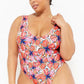 Floral Print One Piece