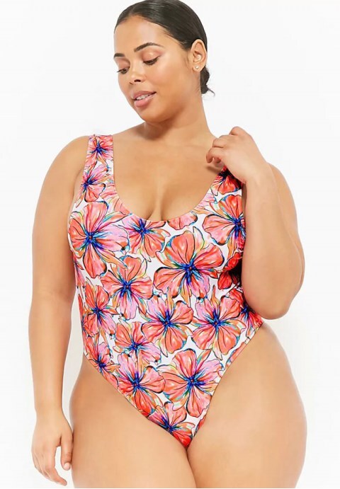 Floral Print One Piece
