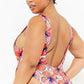 Floral Print One Piece