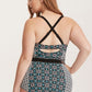 Ethnic Push Up Underwire One Piece Swimsuit