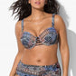 Ethnic Strappy Underwire High Waisted Bikini Swimsuit