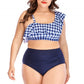 Pleated Bikini Set