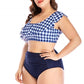 Pleated Bikini Set