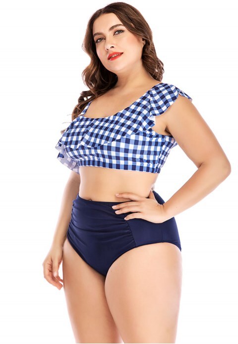 Pleated Bikini Set