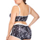 Criss-cross Two Piece Swimsuit