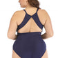 Solid Color One Piece Swimsuit