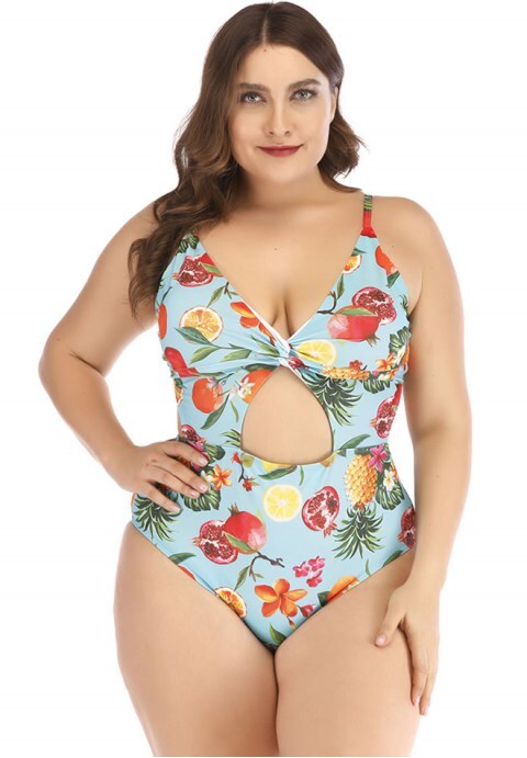 Fruit Print Bikini Set
