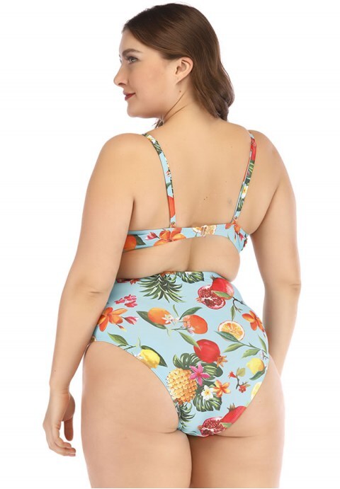 Fruit Print Bikini Set