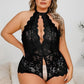 Black Sheer Elegance Teddy