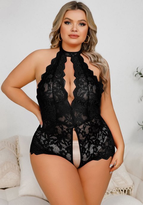 Black Sheer Elegance Teddy