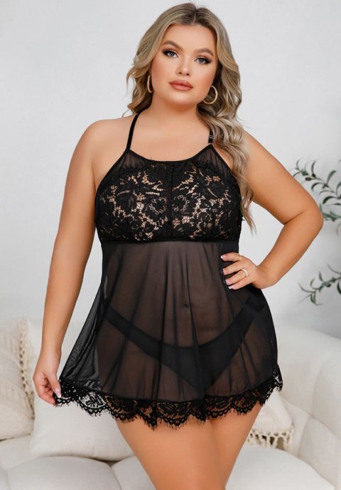 Flirty Lace Babydoll Set
