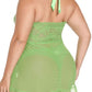 Mesh Halter Babydoll Set