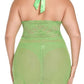 Mesh Halter Babydoll Set
