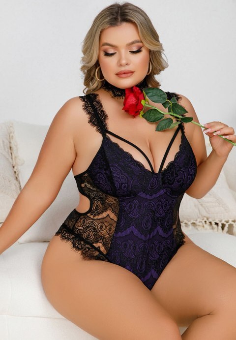 Midnight Maven Lace Teddy