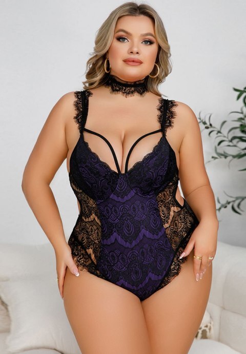 Midnight Maven Lace Teddy
